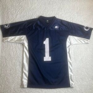 Vintage Penn state starter‎ blue and white football jersey nittany lions